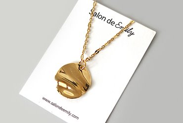 two-way gold coin necklace