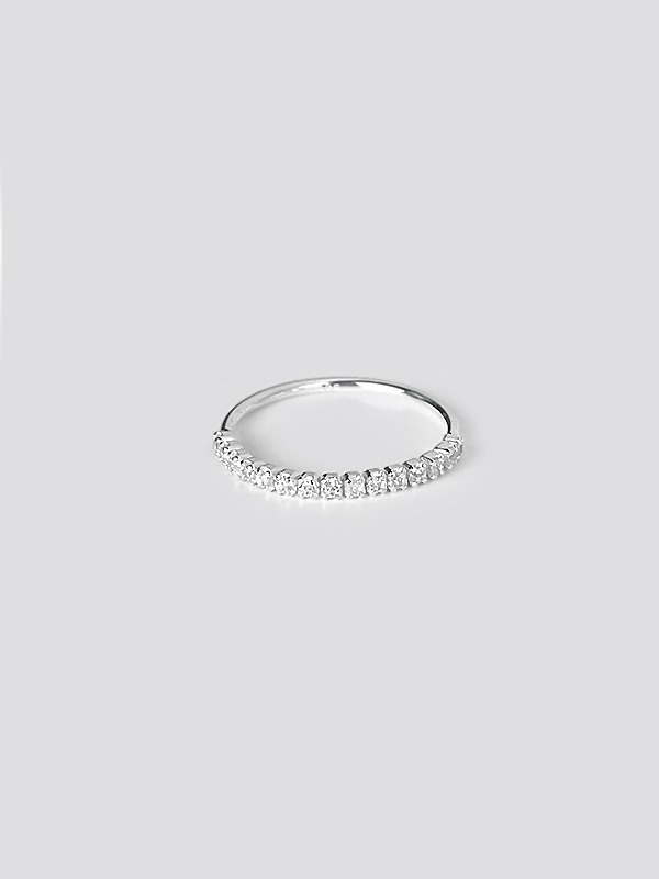 silver tennis ring
