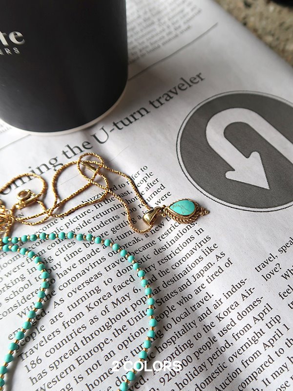 antique silver turquoise necklace