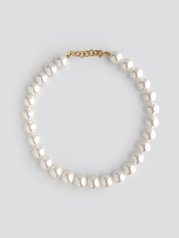 14mm chunky pearl necklace