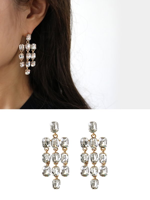 crystal chandelier earrings