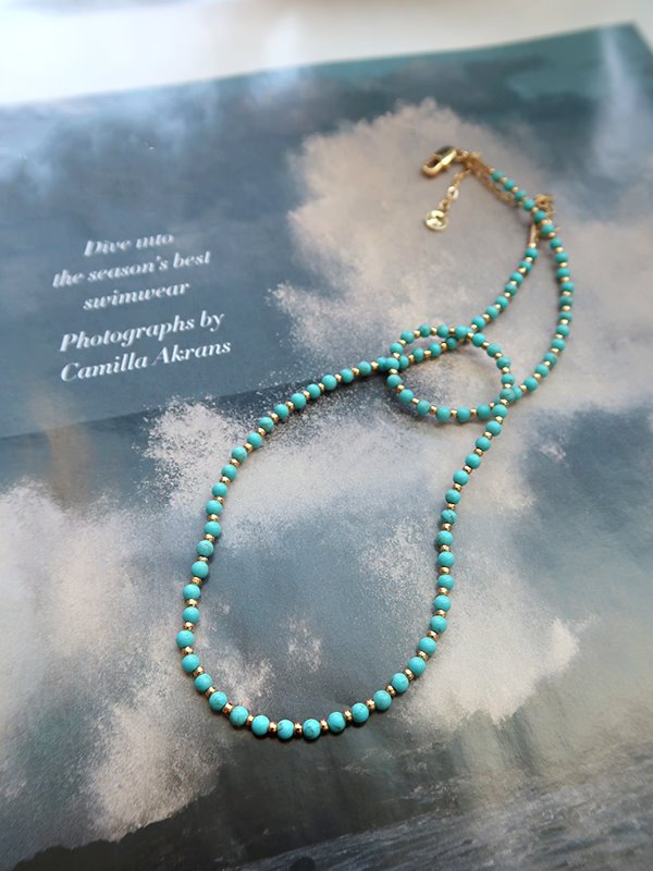 turquoise choker necklace