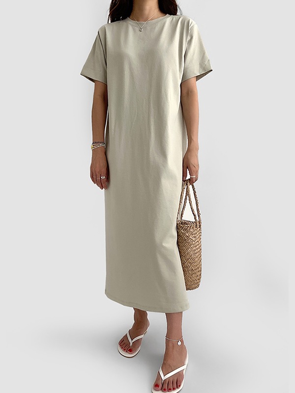 relaxed tee dress