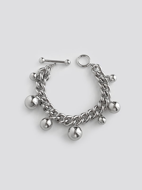 ball charm chain bracelet