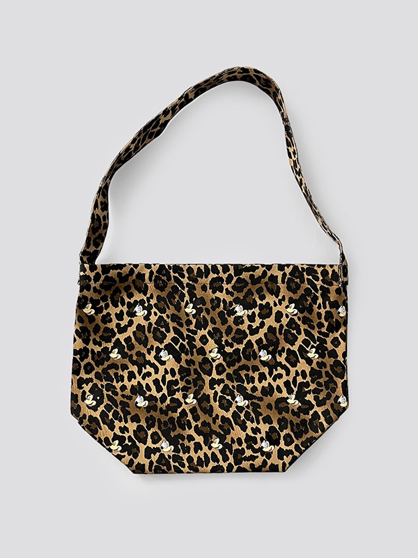 Mickey leopard shoulder bag